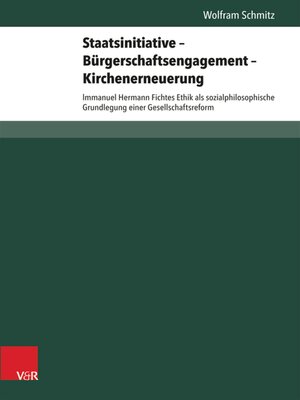 cover image of Staatsinitiative – Bürgerschaftsengagement – Kirchenerneuerung